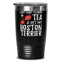 Boston terijer psa Lover Čaj piće 20oz Tumbler Putna krigla za pseću mamu