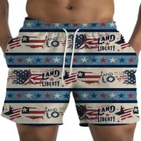 Muškarci Ljetne kratke hlače Američka zastava Štampana plaža Kratke hlače 4. jula Kupio / la gunčice