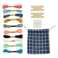 Set karata za tkanje papira DIY Tkanje zatvarača Alati za tkanje kućanskih konopa