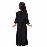 Smanjene djevojke haljine dječje odjeće muslimanska duga haljina srednje velike djevojke s dugim rukavima