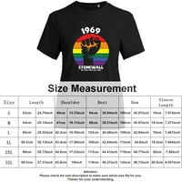 Taicanon LGBT majica gay lezbijska godišnjica ponosa mjesec dana majica casual kratkih rukava za odrasle