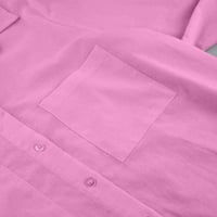 Aurouralna ženska odjeća za čišćenje ženske pune boje bluza s dugim rukavima Skraćeno ležerno odijelo