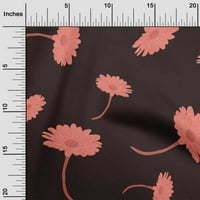 Onuone viskoznog dresa Srednja ružičasta tkanina cvjetna DIY odjeća za pretežnu tkaninu Ispis tkanina