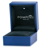 Pompeii 1 5ct plavi dijamantni zaručni prsten 14k bijelo zlato