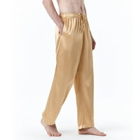 Badymincsl muške hlače za čišćenje muškaraca casual moda čipke udružene elastične reflektirajuće hlače