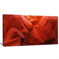Dizajnerska umjetnost 'Čarobne boje Antelope Canyon' Fotografski otisak na zamotanom platnu