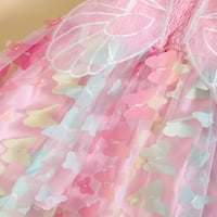 Amiliee Toddler Baby Kids Girls Butterfly Wing haljine bajke princeza bez rukava