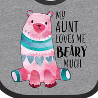 Inktastic moja tetka me voli mnogo s slatkim medvjedom poklon dječjim dječakom ili dječjom djevojkom