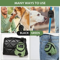 Držač torbi za pse za bilo koji povod za pse i torbu za poop, dozator otpadnih vreća, dozator torbe za pse s metalnom kukom može se smatrati torbom za liječenje pasa