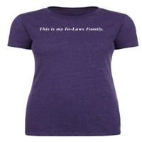 Ovo je moja porodična porodica - porodična reunion ženska majica - ponoćni nebo MH200WFAM S L l