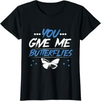 Dajete mi leptir dizajn flebotomističke majice za Valentine
