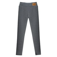 Ketyyh-CHN radne pantalone za žene Žene Ljetni elastični struk Comfy Stretch Povucite hlače