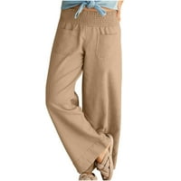 Ženske ležerne bagerijske hlače modne pantalone za reprodukciju Proljetne ljetne kombinezone pamučne