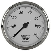 Autometer 2- In. Pritisak goriva, 0- psi, Ford Racing