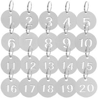 Nehrđajući čelik Broj 1- Oznake Ključne oznake Oznake od nehrđajućeg čelika Oznake prtljage oznake
