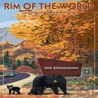 San Bernardino, Kalifornija, Rim svjetske scenske magistrale, medvjedi na ulazu u park, LP Art