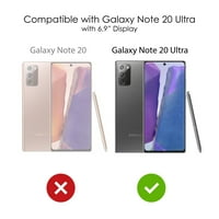 Razlikovanje Clear Shootfofofofofofoff Hybrid futrola za Galaxy Note Ultra - TPU Bumper Akrilni zaštitni