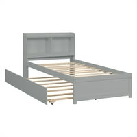 Krevet od dvostruke veličine sa spoljnim i ormarom za decu tinejdžeri i odrasli, drveni platforma Kreveti
