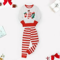 Porodica koja odgovara Božićne pidžame - Xmas Obiteljski odmor Domaći odjeća PJS setovi s dugim rukavima