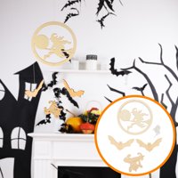 Kreativni Halloween Privjesak DIY drveni Halloween Hanging Decor Decor Decor Decor Decor