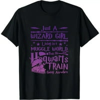 Samo čarobnjaka koja živi u muglenom svijetu Hogwarts vlak ide bilo gdje ispisati majicu modne majice
