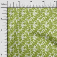 Onuone pamučni dres svijetlo zelene tkanine Florals Craft Projekti Dekor tkanina Štampano dvorištem