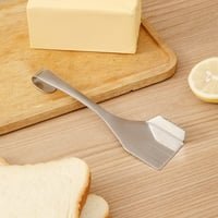 Roaroomhouse Butter Slicer Uniforme rezanje nazubljene zakrivljene ručke od sirnog maslaca Cutter torte