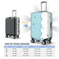 Poliester elastični poklopac prtljage, oblaci zvjezdani uzorak putni kofer za prašinu za kofer kofer