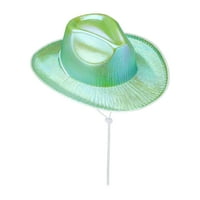 Sprifallbaby Cowgirl Hat Light Up LED kaubojski šešir Space Cowgirl Hat za žene Djevojke Halloween CostUme