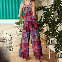 Ljetna rasprodaja casual kombinuiti za žene Ženski modni kat za patchwork sa zastom za etničko stil