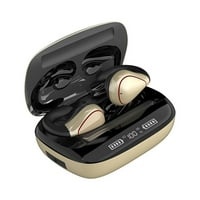 Binmer bežični ušici Bluetooth u ušima ugrađenim slušalicama ugrađenim mikrofonom umenjivo premium zvuk