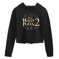 Hocus Pocus - Logo sa ikonama - Juniors obrezani pulover Hoodie