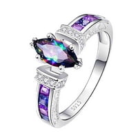 Umitay Ženski zaručni prsten za venčanje zaručenje vjenčanog rođendana za Valentinovo Jewelry Poklon