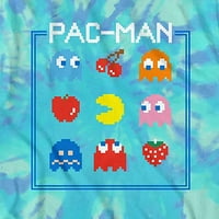 Pac-Man Službena majica Pacman Video Game - Namco Atari Službena majica Tie Dye