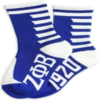 Big Boy Zeta Phi Beta Divine S Athletic Dame Socks [Royal Blue]