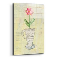 Epic Art 'Teacup Floral II na tisku' Courtney Prahl, akrilna staklena zida Art, 16 x24