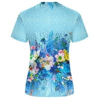 Dame Ljeto tiskonirano košulje modne majice kratkih rukava Torba za čipku za žene plus veličine plus