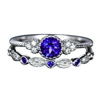 Ženska izjava prstena za prste Ležerne zajedničke zglobovi za uklanjanje ženskog modnog dijamantskog par nakita 5-10