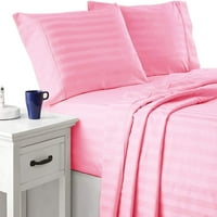 Broj nit Egipatski pamuk 4-komadni krevet postavljen duboki džep veličina puna XL boja ružičasta