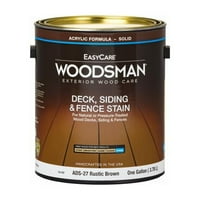 EasyCare ADS27-GL Woodsman paluba, spojnica i ograda mrlja, akril, čvrsta, rustikalna smeđa, galon - Količina 2