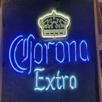 Queen Sense 20 X16 Coronas Extra Crown Neon Sign Man Cave Pub bar zidni dekor Artwork Handmade Neon