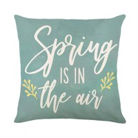 Veiki seoski jastuk navlake Hello Spring cvijet sivi i bijeli kauč za jastuče Proljetni ukrasi za kauč