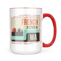 Neonblond USA Rivers French River - Massachusetts krila poklon za ljubitelje čaja za kavu