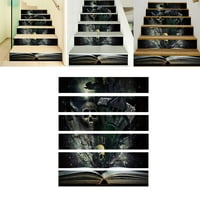 Noć vještica trodimenzionalna stepenica naljepnice naljepnice zidne naljepnice vodootporno samoljepljivo