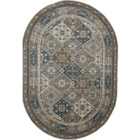 Tradicionalna geometrijska tkanina tepih, 0155