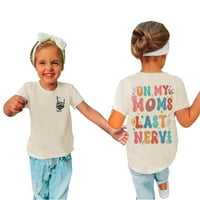 Rovga majica za djevojčice TOPS majica za djecu Djevojke Slatke print kratkih rukava Veličina mamima