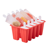 Silikonski popsicle kalupi 10-šupljina, DIY ledeni kalup za djecu za odrasle tinejdžere, BPA besplatni