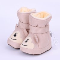 CAICJ TODDLER cipele za bebe cipele Toddler Boots Mekane donje cipele za podloge Plus baršunasti debeli