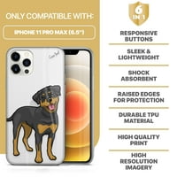 Case YardS-iPhone-11-PRO-MA Case Clear Soft & Flexible TPU ultra niski profil Slim Fit tanki udarni
