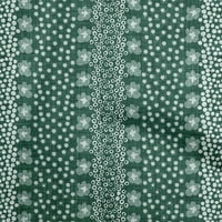 Onuone pamuk poplin zelena tkanina cvjetna haljina materijal tkanina za ispis tkanina sa dvorištem širom